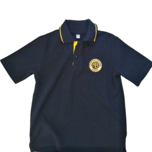 Polera Piqué M/C azul marino
